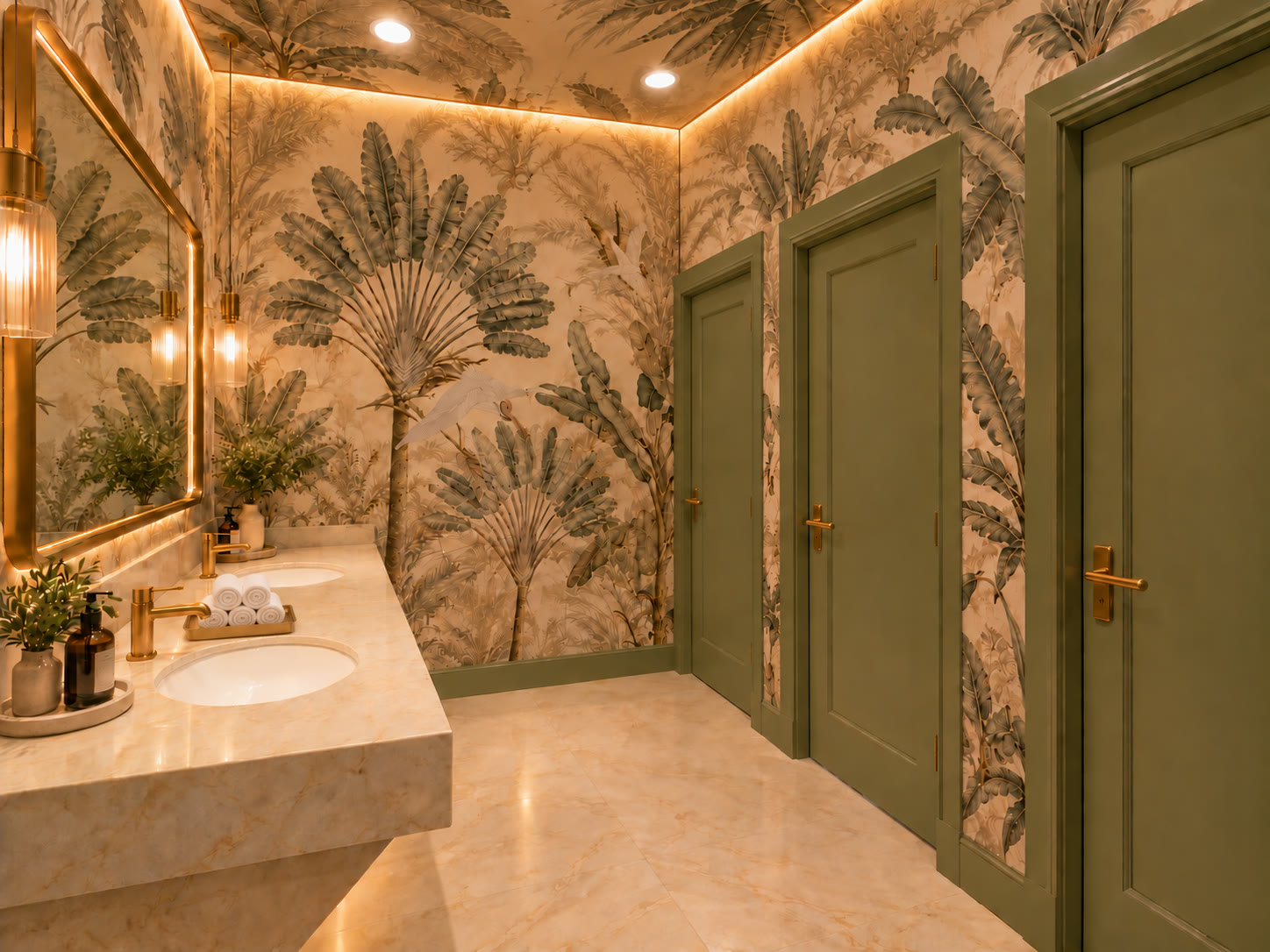 Restroom after renovation