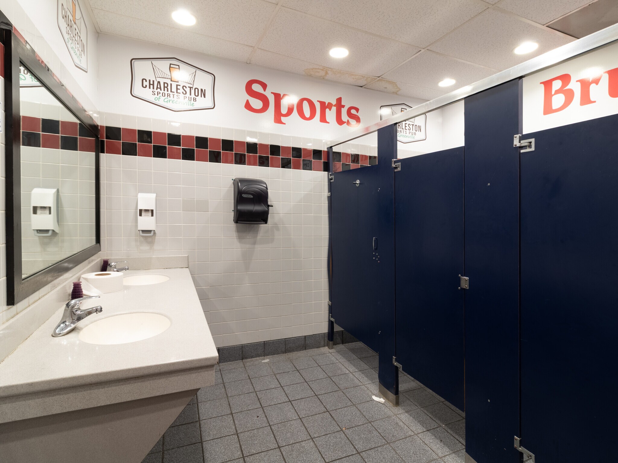 Restroom before renovation