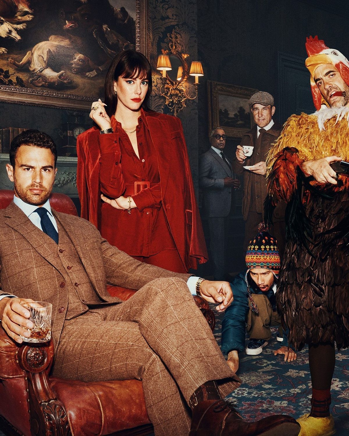 Upland Club members in the lounge